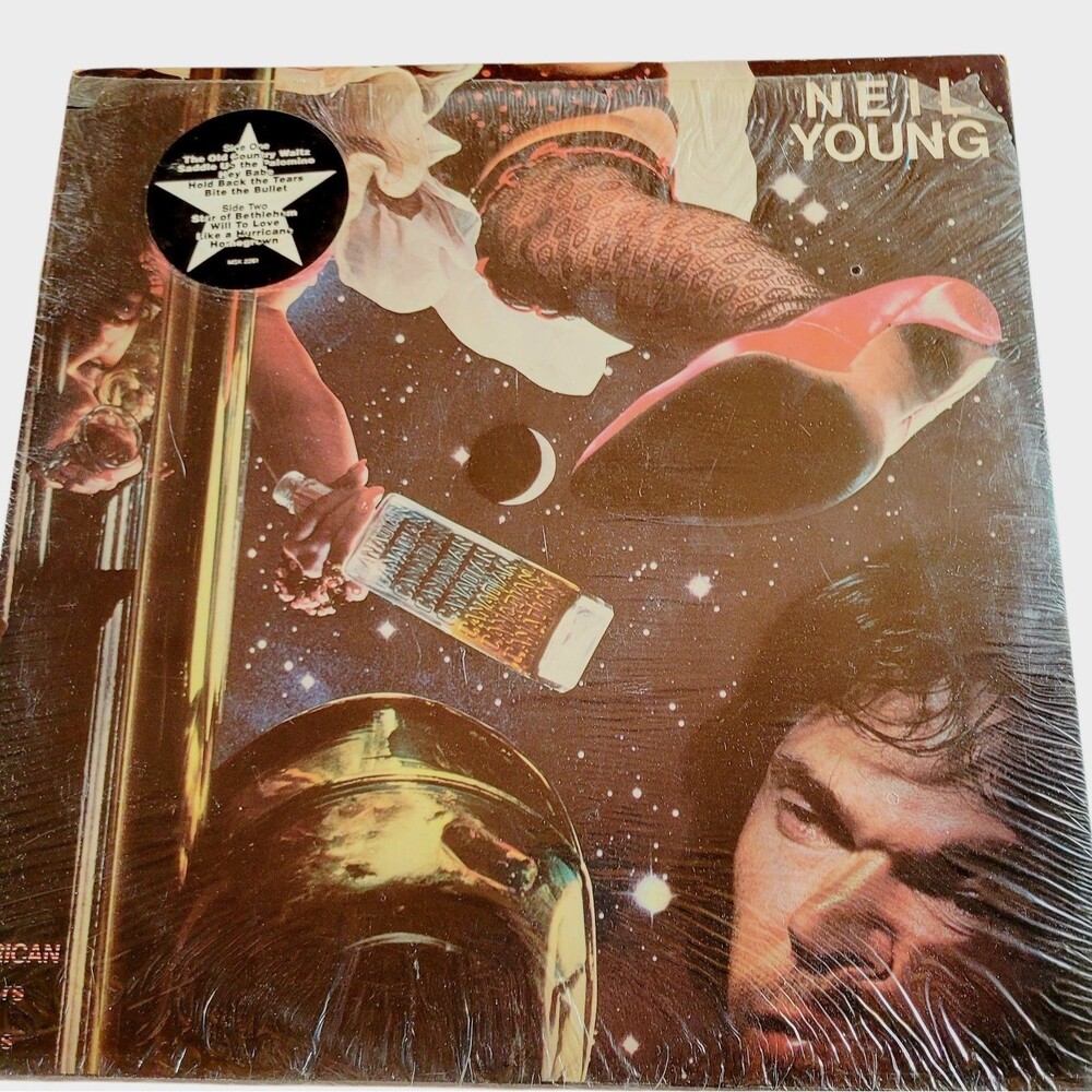 Neil Young American StarsBars 12" Vinyl Record MSK 2261 Reprise 1977Folk Rock
